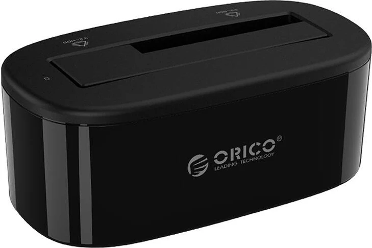 Docking station Orico 6218US3-EU-BK-BP-IP për HDD/SSD 2.5"/3.5", 5Gbps, USB-A në USB-B, zi