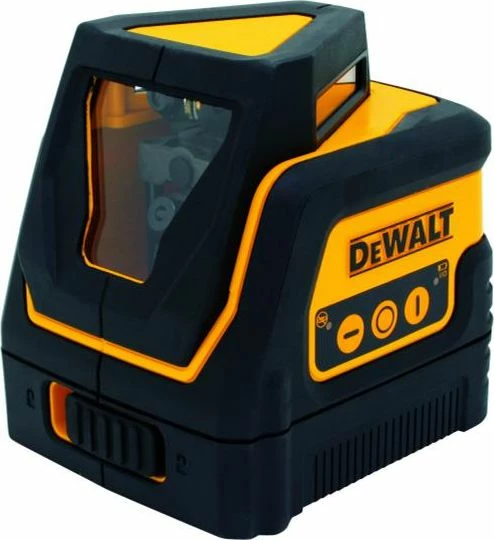Laser nivelues kryq DeWalt DW0811, 30 m, rreze e kuqe, 360° horizontale + vijë vertikale, IP54, set me valixhe + 3x AA