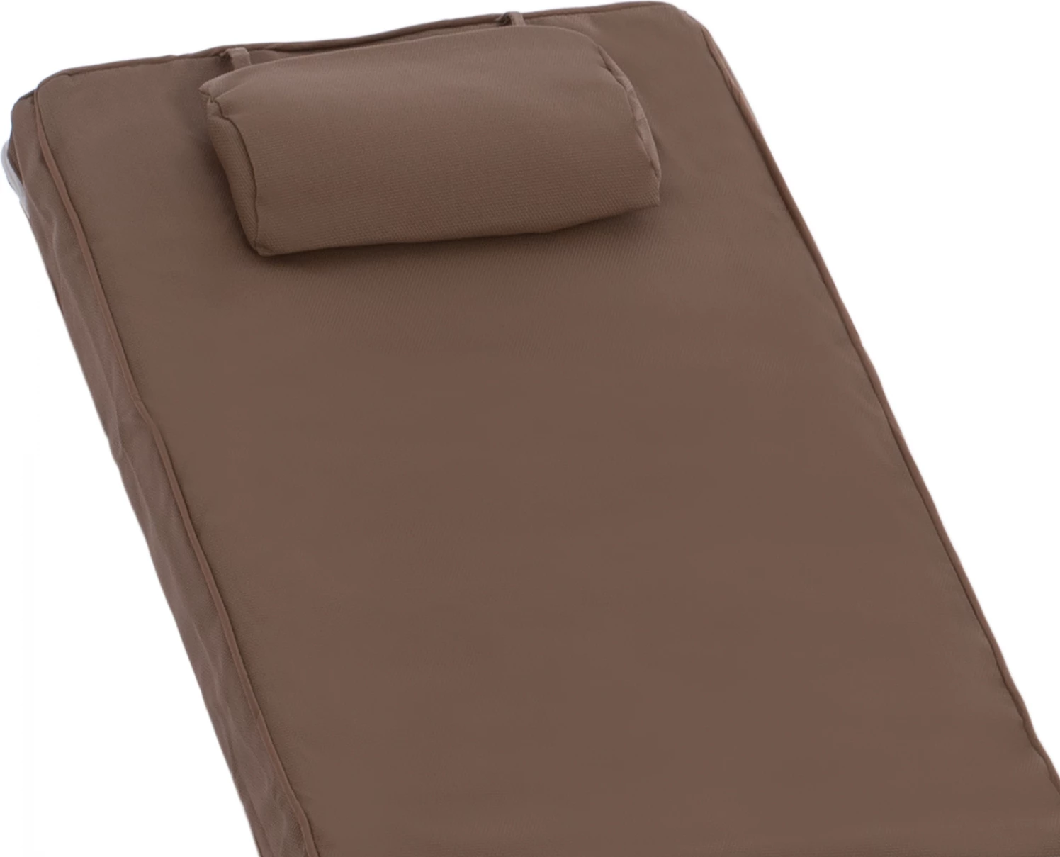 Jastëk për shezlong, Textilene, 600gr/m2, 2X1, Sifnos, ngjyrë moka, FH11237.04T, 194x70x11 cm