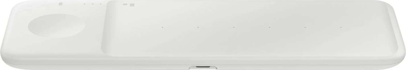 Karikues wireless Samsung Trio, USB, i bardhë