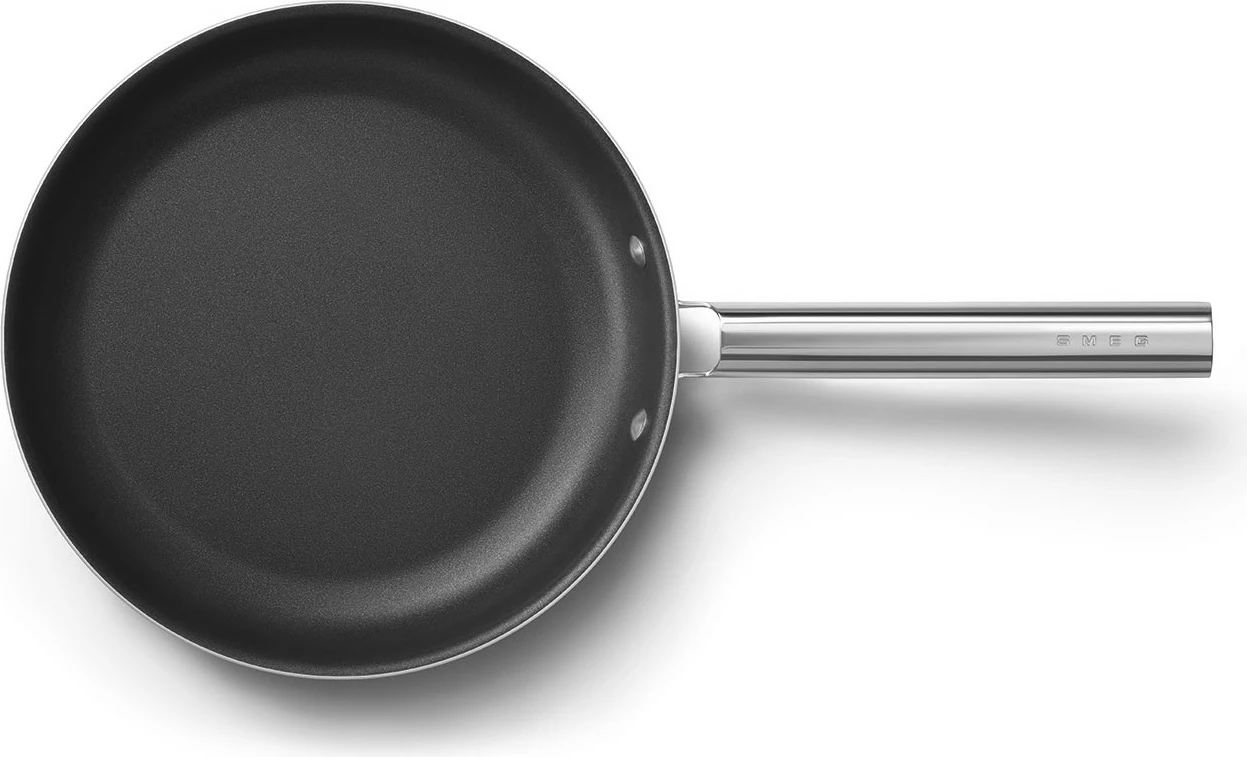 Tigan SMEG CKFF2801RDM 28 cm, alumini, jo-ngjitës, e kuqe