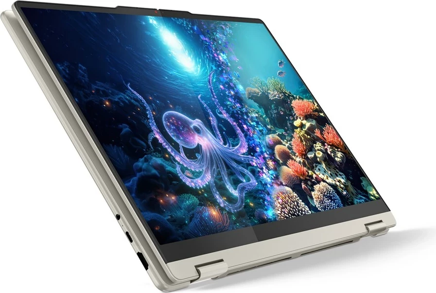 Kompjuter Lenovo Yoga 7 2-në-1, 16", AMD Ryzen AI 7 350, 16 GB RAM, 512 GB SSD, Touchscreen, Argjend