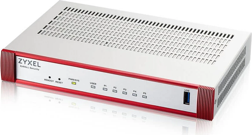Firewall hardware ZyXEL USGFLEX50H, RJ-45, 1000 Mbit/s, Kuq