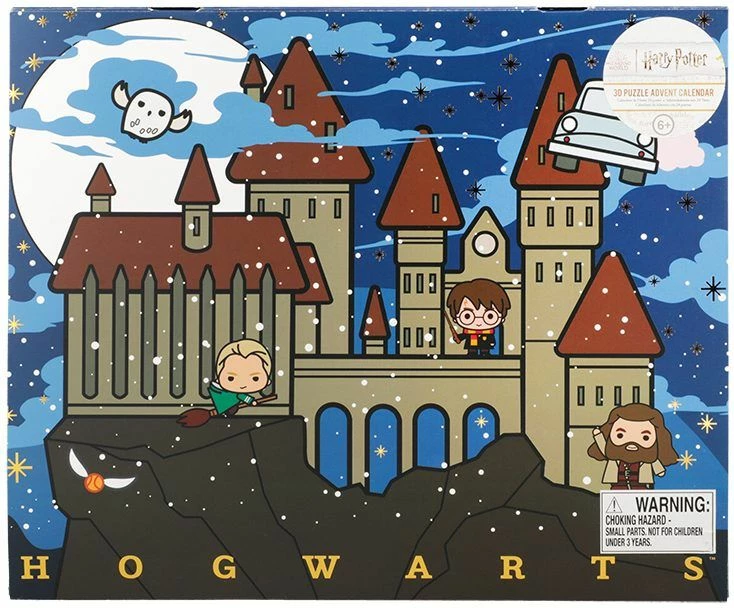 Kalendar adventi 3D puzzle Paladone Harry Potter, 24 puzzle kartoni