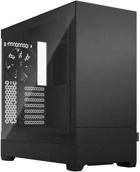 Kasë Fractal Design Pop Silent Black TG Clear Tint, Midi Tower, ATX, xham i temperuar, e zezë