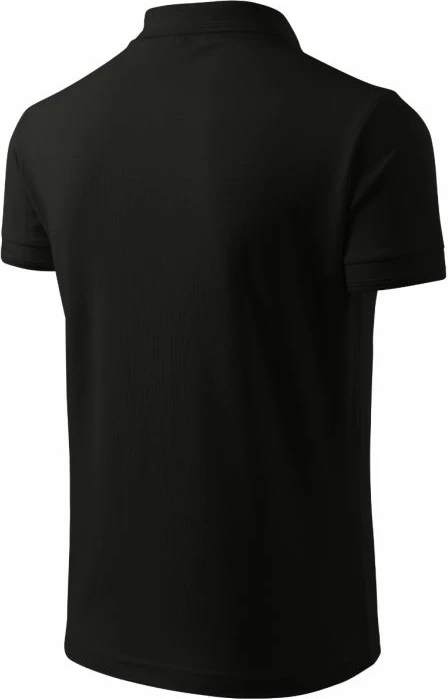 Fanellë polo Adler për meshkuj, e zezë