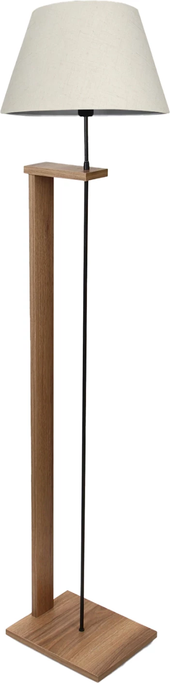 Llambë dyshemeje FH7609.01 150CM bazë MDF kafe, kapak ngjyrë krem