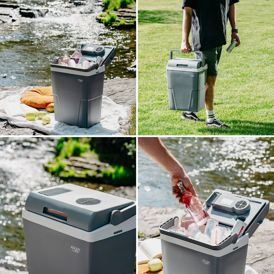 Mini frigorifer Adler AD 8094, 22L, Gri