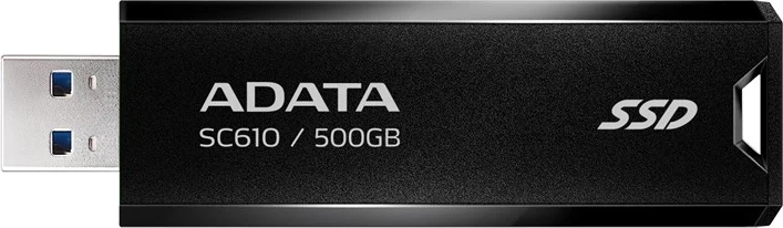 SSD jashtëm ADATA SC610, 500 GB, e zezë