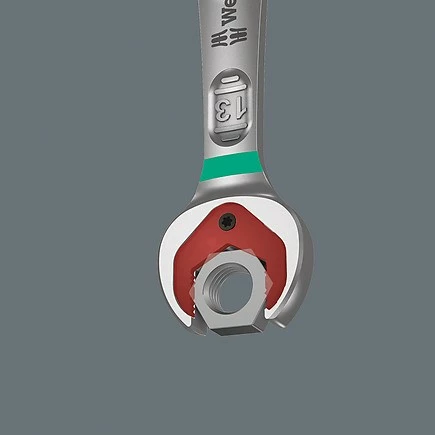 Set veglash Wera SH 2, 15 copë, çelik inoksi, zi/metalik