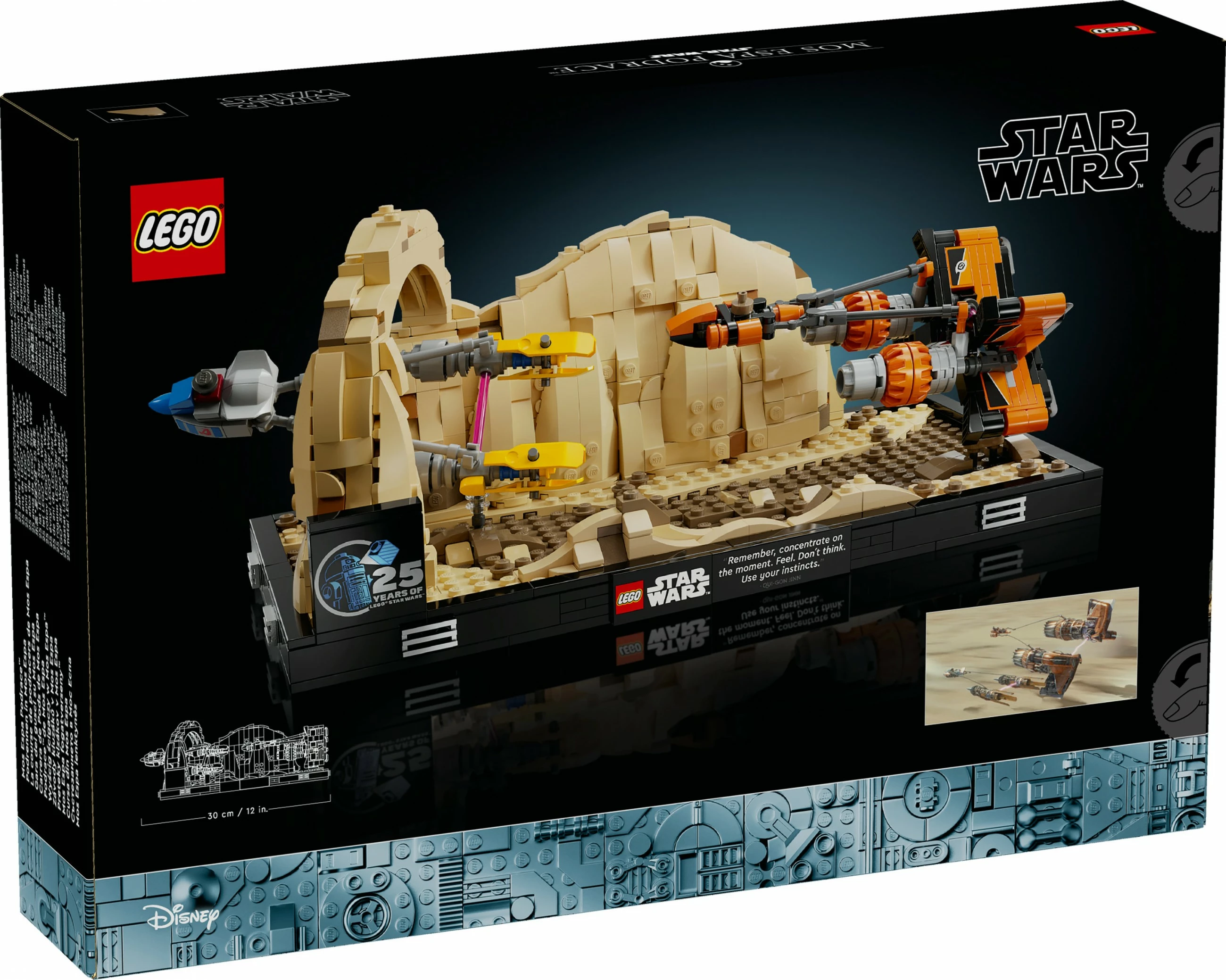 Set ndërtimi LEGO Mos Espa Podrace Diorama, 718 pjesë, shumëngjyrësh