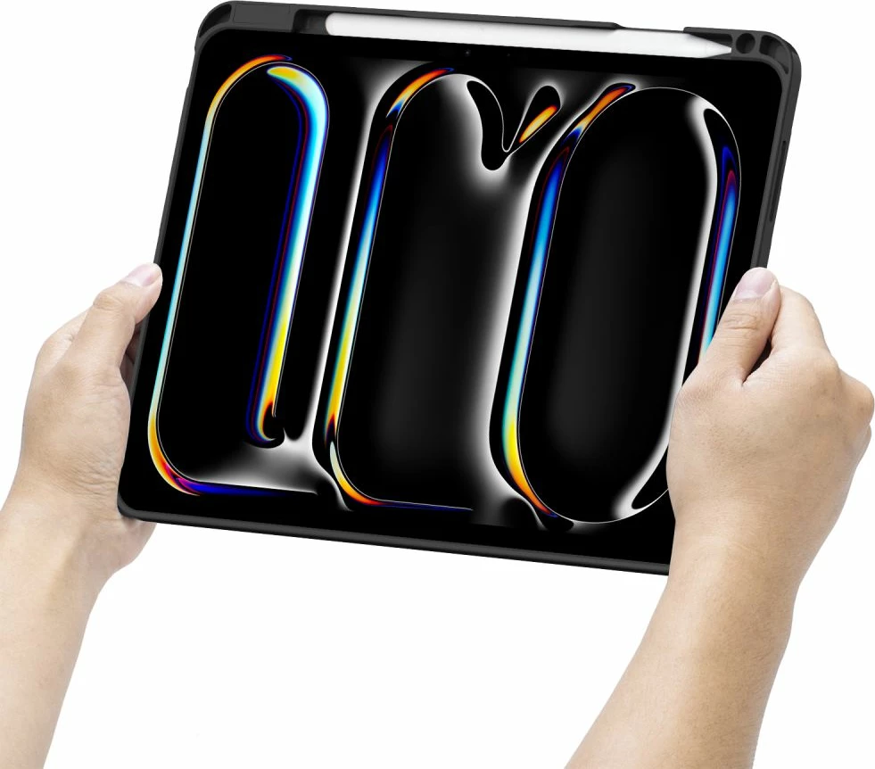 Mbështjellës me tastierë Tech-Protect SC Mag Pen për iPad Pro 11" (5th gen, 2024), i zi, me vend për stilolaps