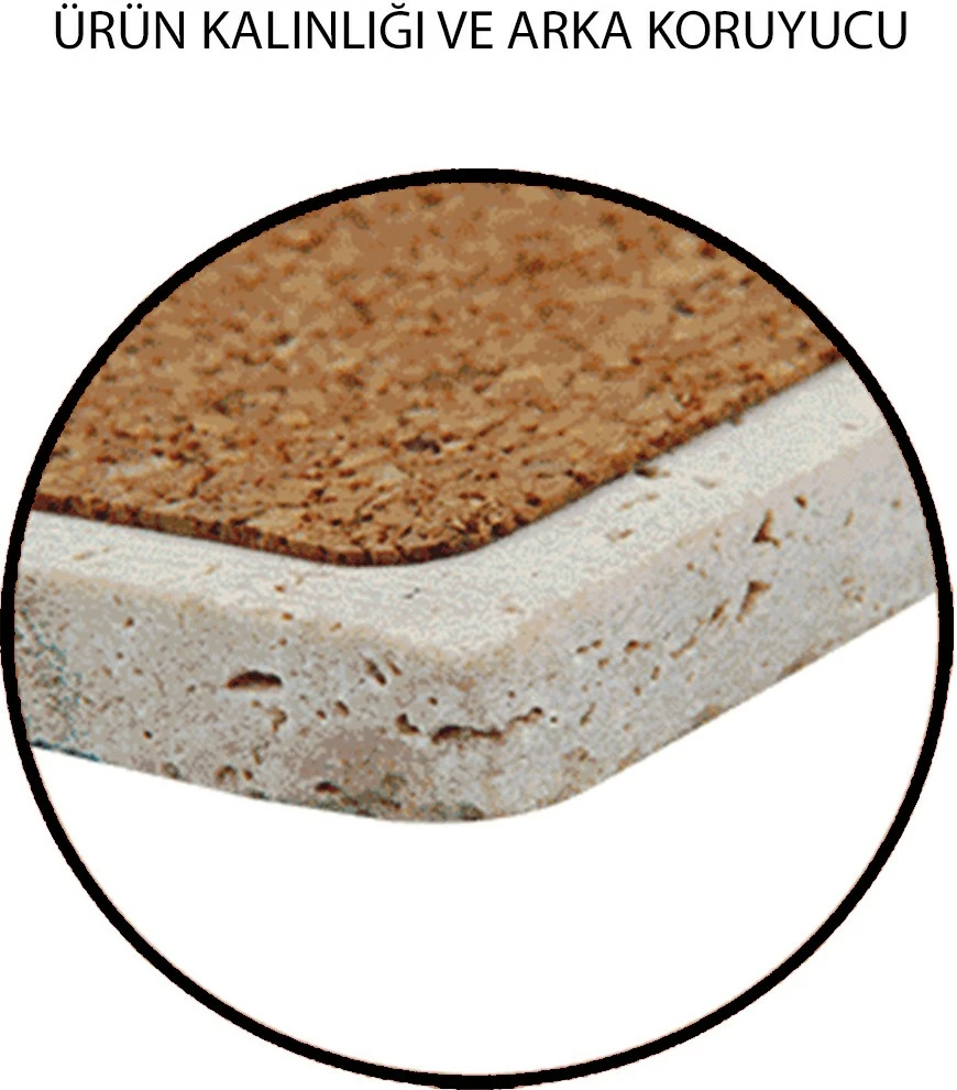 Set mbajtëse gotash Hermia TAB218511664, 4 copë, gur natyral, shumëngjyrëshe