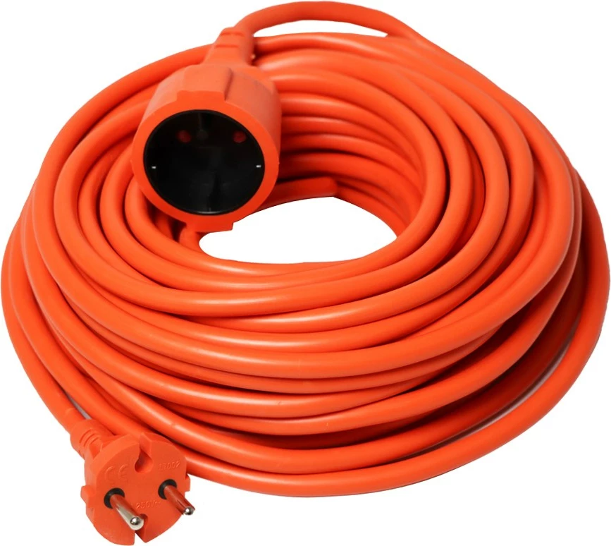 Zgjatues elektrik VERTEX PZO20M2x1.0mm, 20m, portokalli