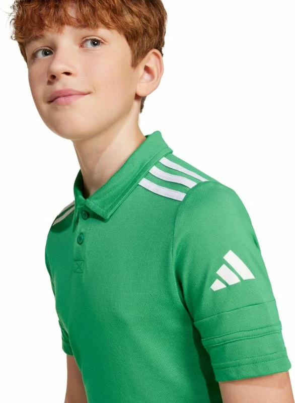 Maicë polo për fëmijë adidas, e gjelbër