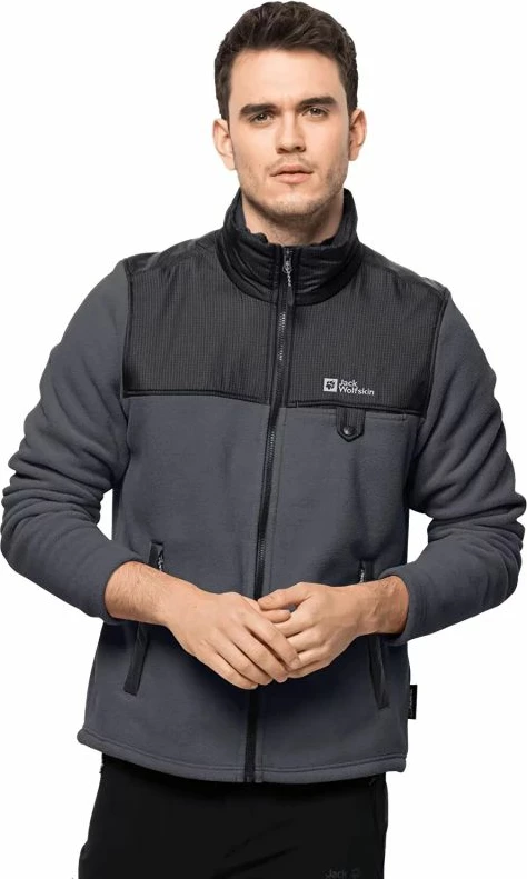 Jakne për meshkuj Jack Wolfskin, e zezë