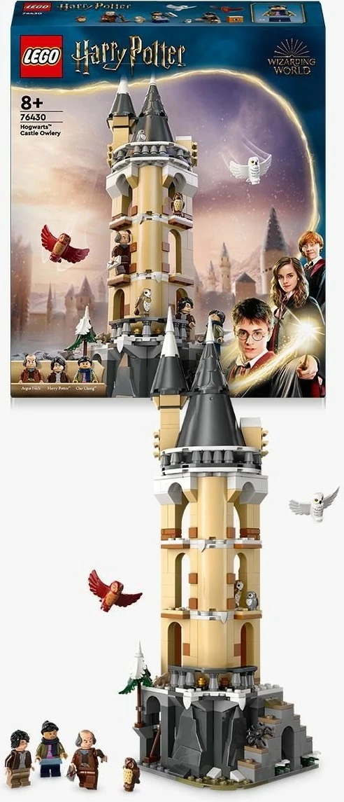 Set ndërtimi LEGO Harry Potter Hogwarts Castle Owlery 364 pjesë, multikolor