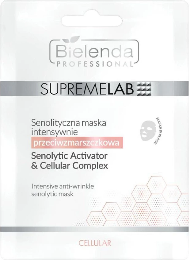 Maskë fytyre për femra Bielenda Professional SupremeLab Cellular Senolytic Intensive Anti-Wrinkle, 1 copë