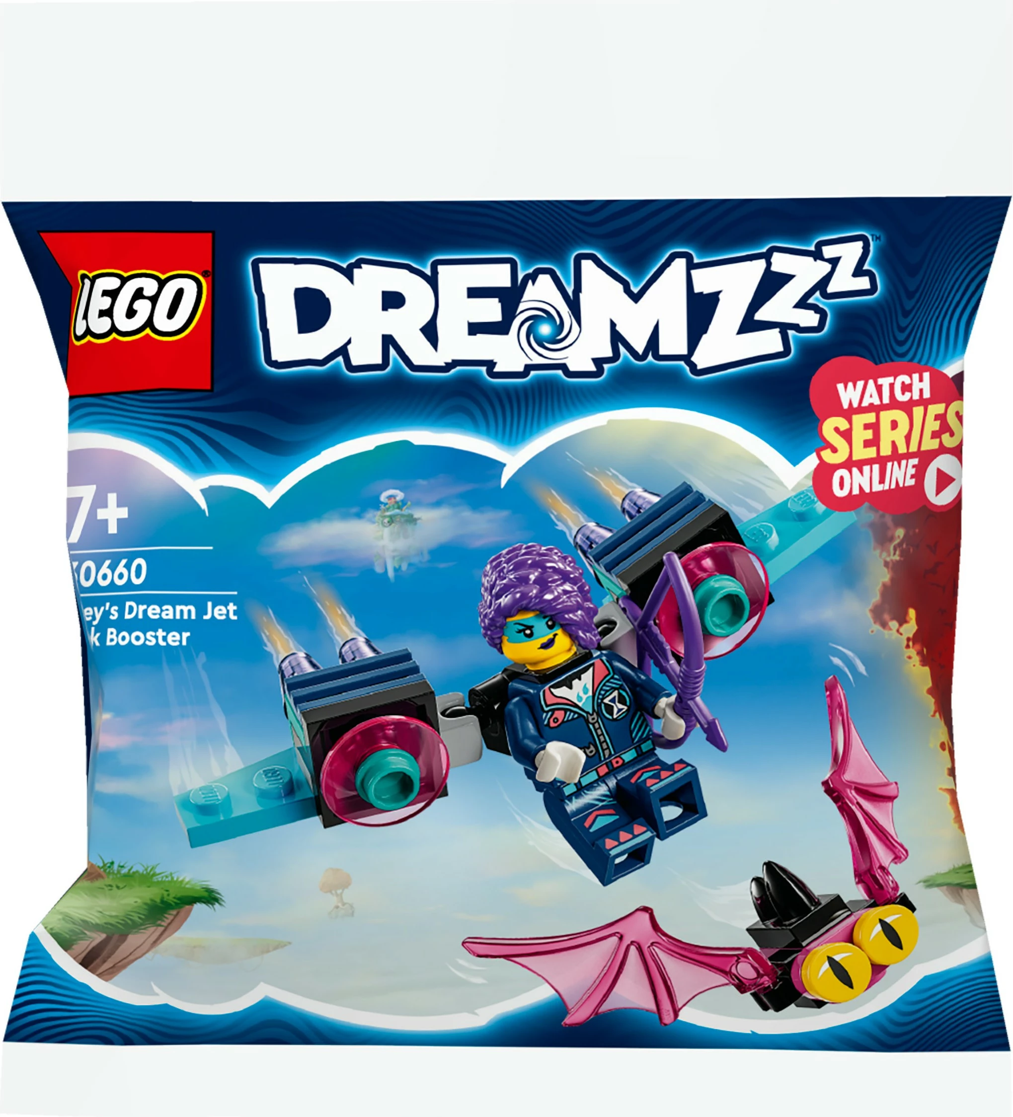 Set ndërtimi LEGO DREAMZzz 30660 Zoeys Traumraketenrucksack, 37 pjesë, multikolor