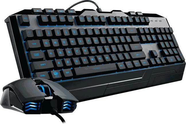 Tastierë gaming me maus Cooler Master Devastator 3 Combo, RGB, QWERTZ, me kabllo, e zezë