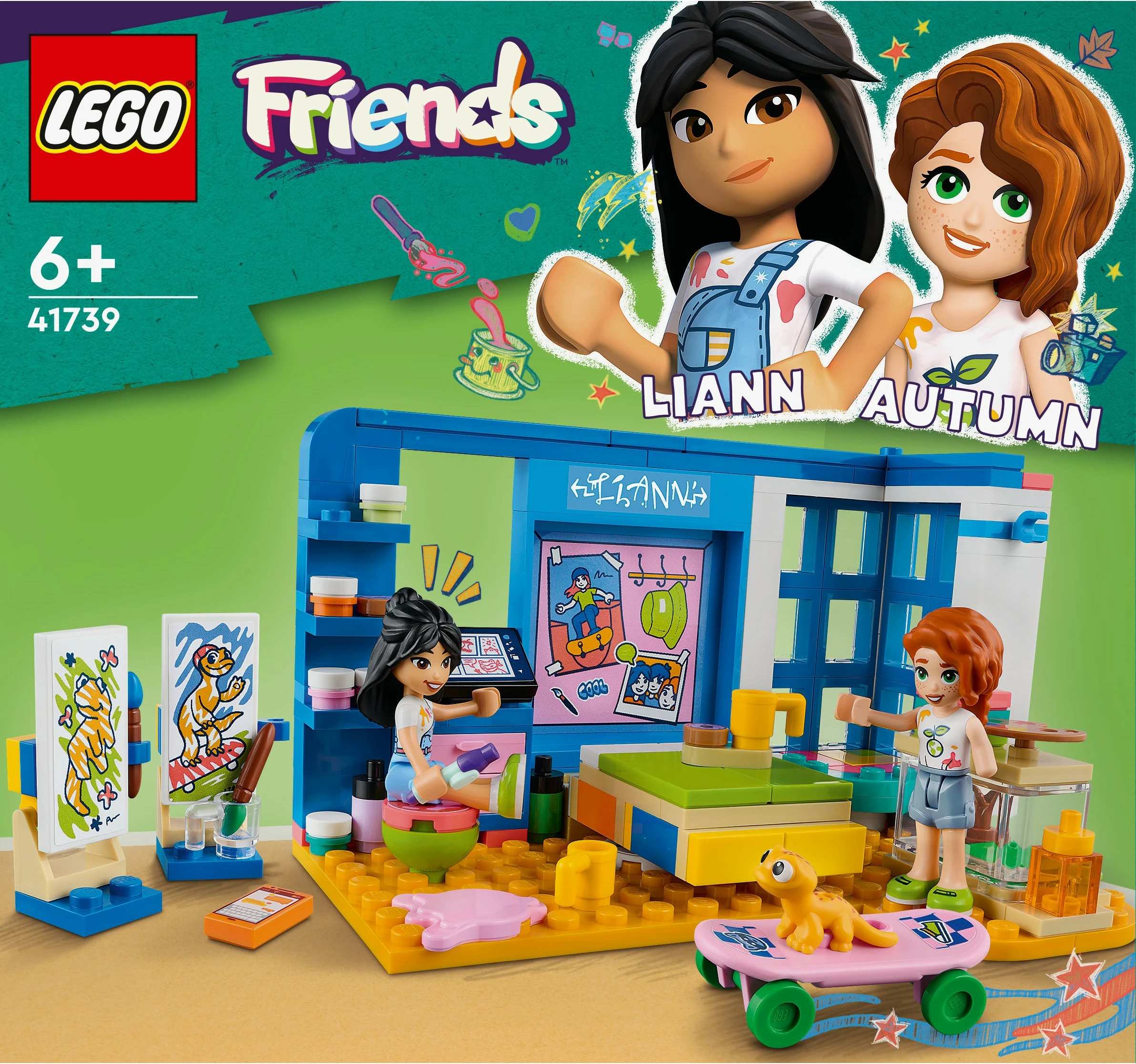 Set ndërtimi LEGO Friends 41739 Liann's Room, 204 pjesë, shumëngjyrëshe