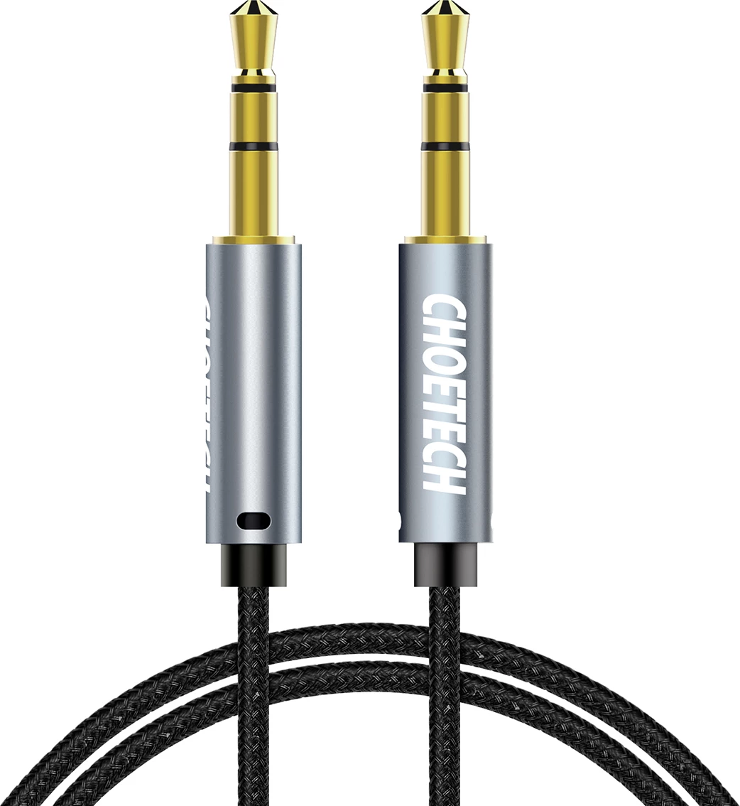 Kabllo audio Choetech AUX002, mini jack 3.5mm (mashkull-mashkull), 1.2m, e zezë