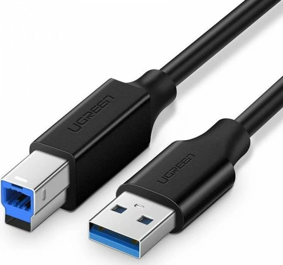 Kabllo USB Ugreen US210 USB-A në USB-B 3.0 2 m, e zezë