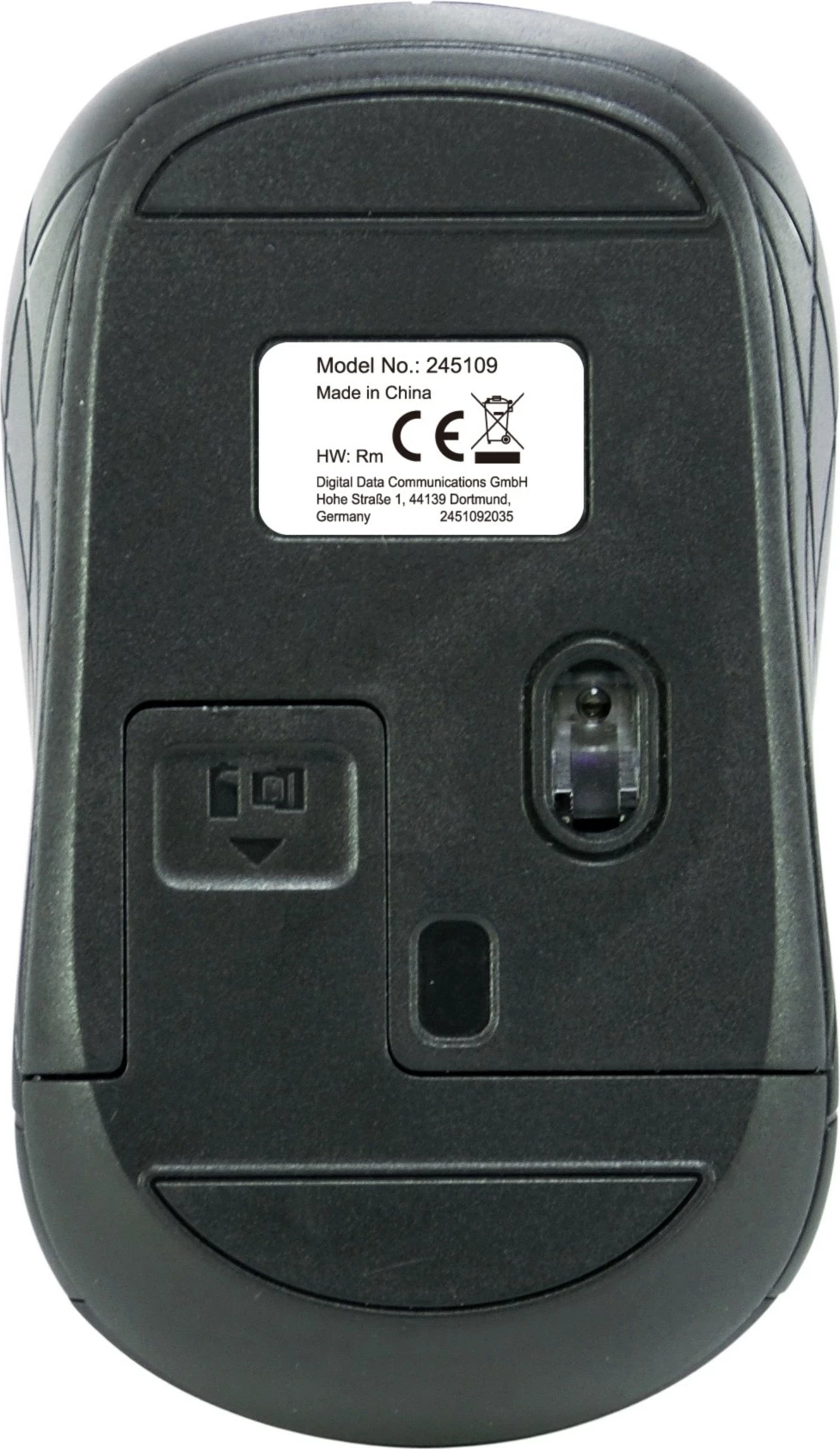 Maus wireless Equip Mini, optik, 1600 DPI, gri