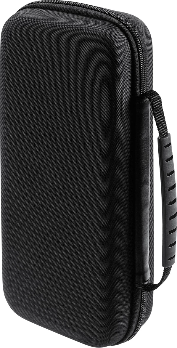 Mbështjellës Dux Ducis për Nintendo Switch 2, me dorezë dhe ndarje për lojëra, zi