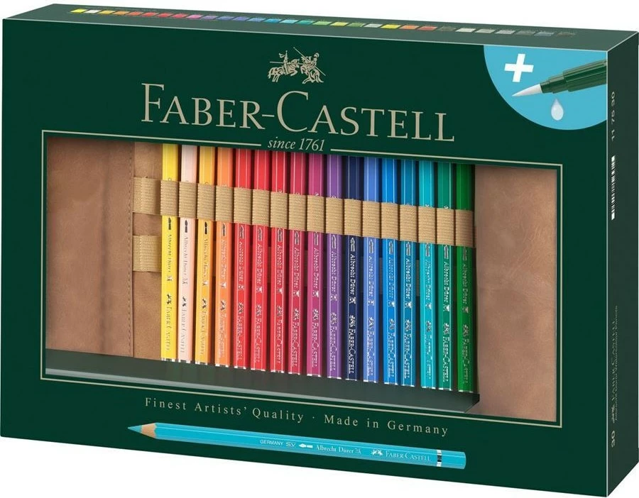 Set lapsa uji Faber-Castell Albrecht Dürer 30 copa, multingjyrësh