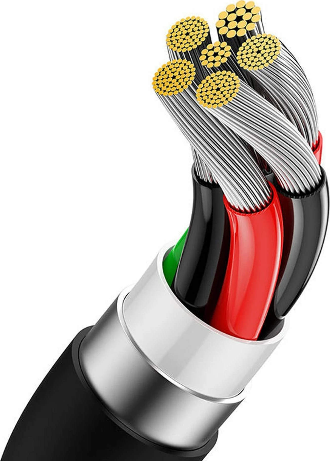 Kabëll USB-A në USB-C Baseus Superior P10320102114-00 1 m 100 W e zezë