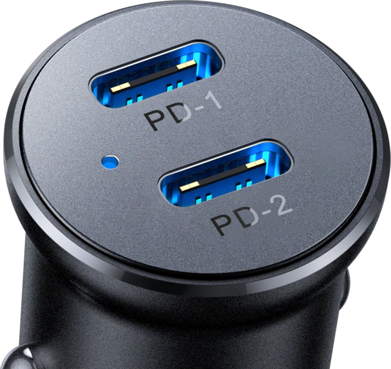 Karikues veture Joyroom JR-CCN06, 2x USB-C, 30W, metal, zi