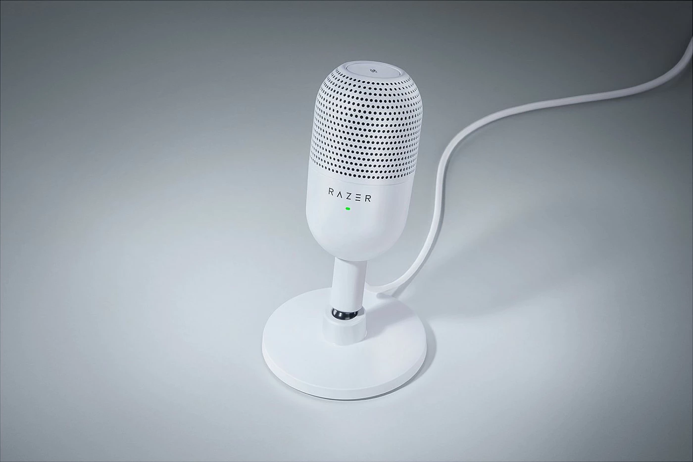 Mikrofon tavoline Razer RZ19-05050300-R3M1, 24 bit, 96 kHz, USB Type-C, i bardhë