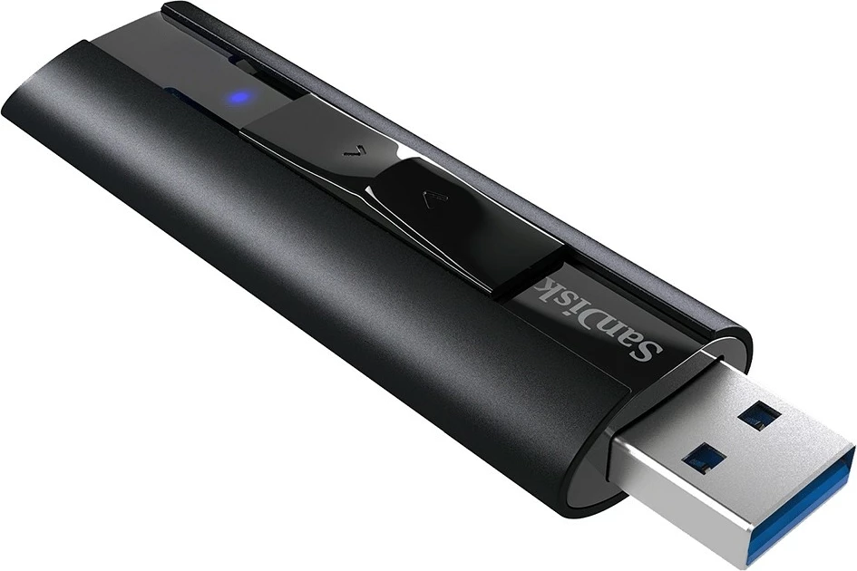 USB SanDisk Extreme PRO, 512 GB, USB Type-A, 3.2 Gen 1, e zezë