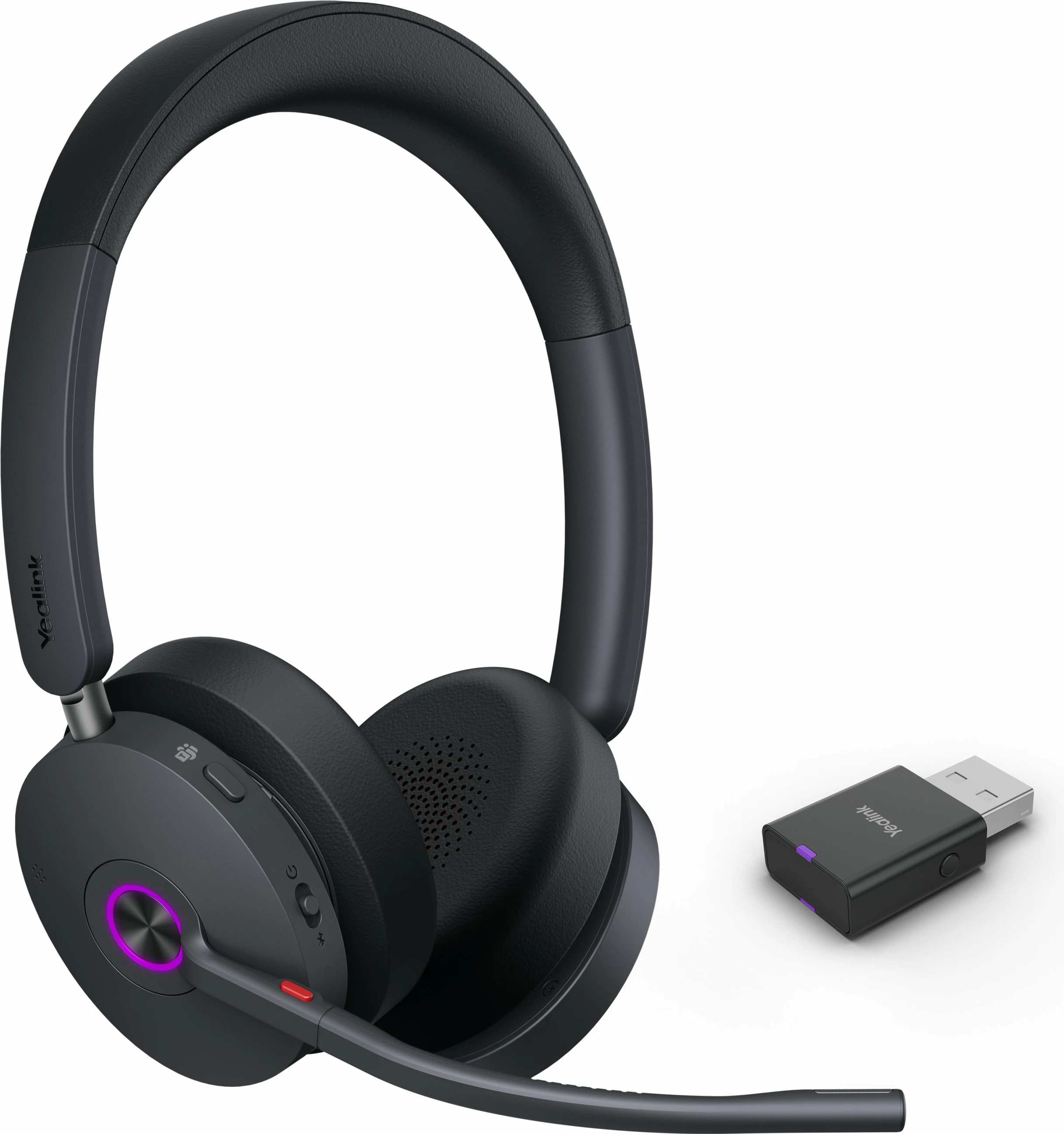 Kufje Yealink WH68 Hybrid Teams, wireless, me mikrofon, e zezë