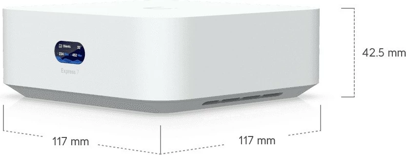 Gateway Ubiquiti UniFi Express 7 UX7, Wi-Fi 7, i bardhë