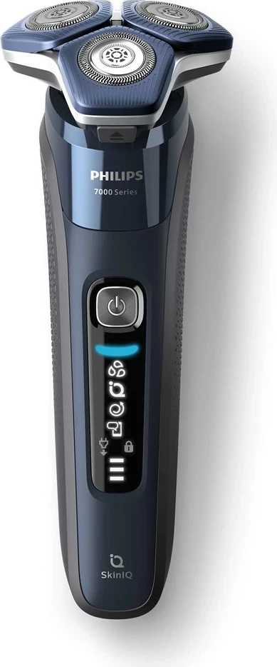 Makinë rroje Philips SHAVER Series 7000 S7885/50, Trimer, E zezë, Blu