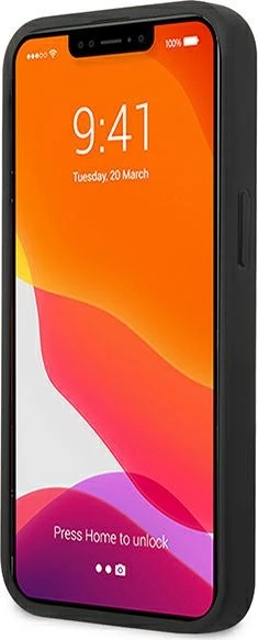 Mbështjellës Mercedes AMG AMHCP13SDOLBK për iPhone 13 mini, hardcase, lëkurë, e zezë