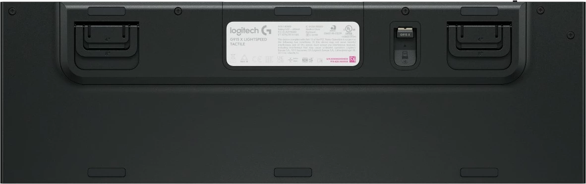 Tastierë mekanike Logitech G915 X LIGHTSPEED, full-size, RGB, wireless & wired, bardhë