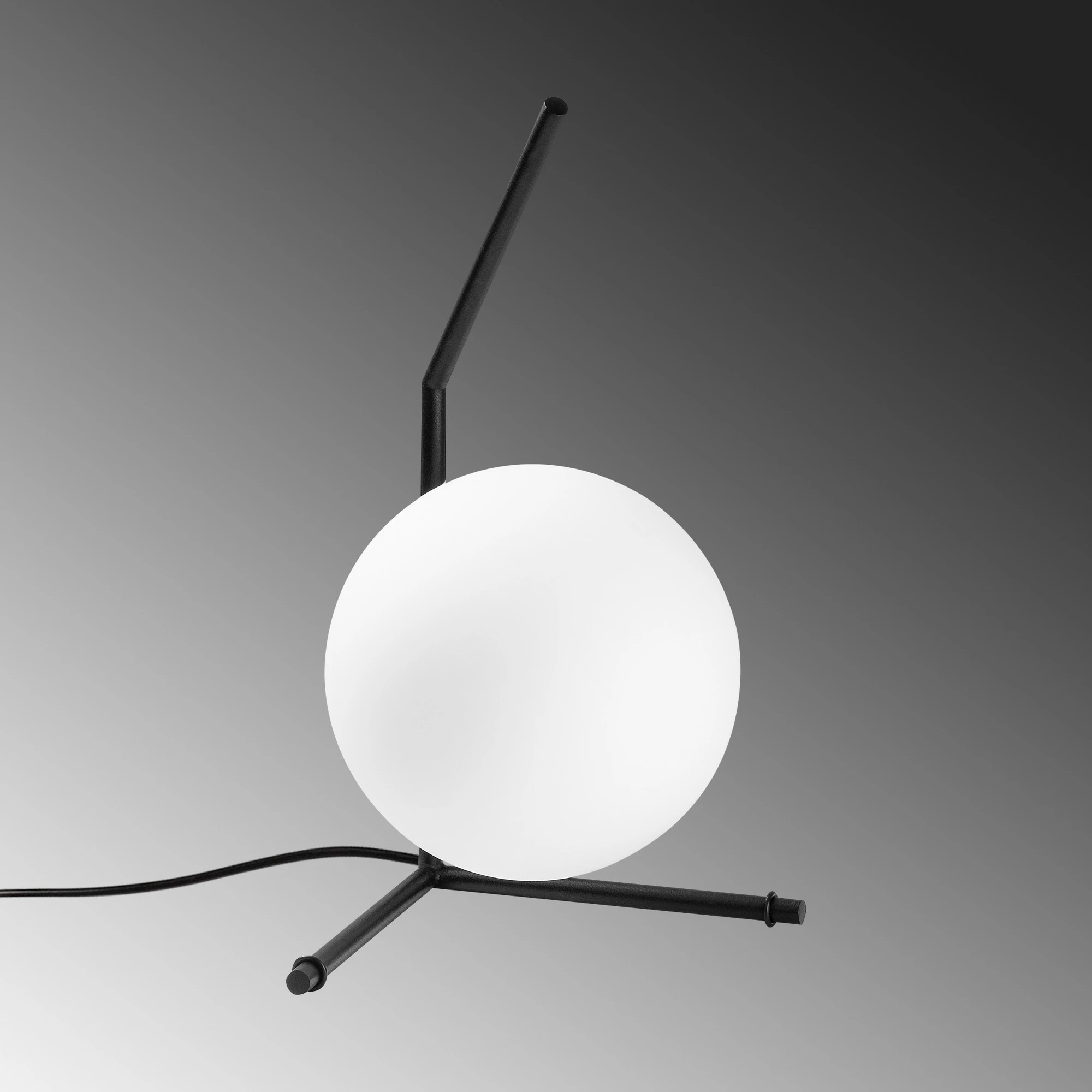 Llambë tavoline Opviq, Luminar - 14165, ngjyrë e zezë