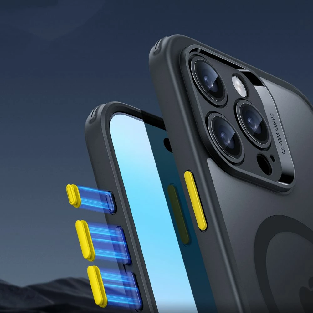 Mbështjellës ESR Classic Pro Set HaloLock MagSafe për iPhone 16 Pro, zi, me xham mbrojtës