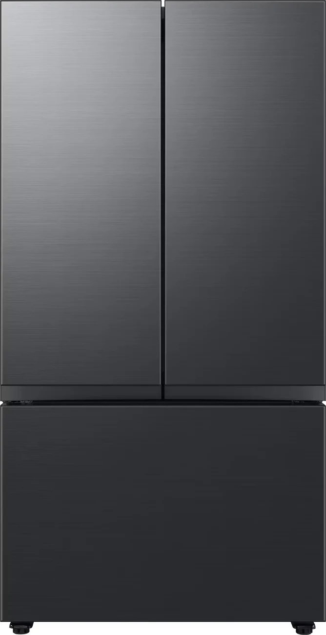 Frigorifer French Door, Samsung, RF24BB620EB1EO, Twin Cooling Plus No Frost me shpërndarës uji pa tuba, kompresor Digital Inverter, i zi
