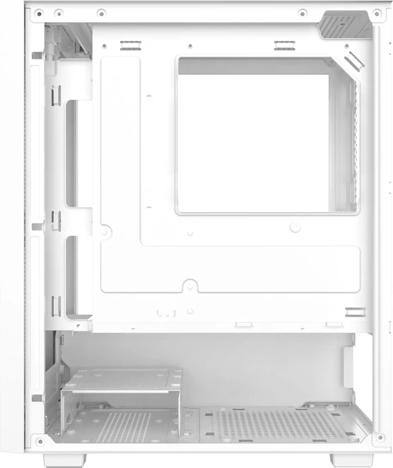 Kasë, Darkflash, M305 Mesh, Mini Tower M-ATX/ITX, pa ventilatorë, 2x SSD + 2x HDD, deri 7 ventilatorë, USB 3.0, e bardhë