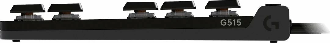 Tastierë gaming Logitech G515 TKL GL Tactile (920-012872), mekanike low-profile, USB me kabllo 1.8 m, RGB, US INTL, e zezë