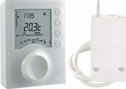 Termostat pa tela Immergas Tybox 137+, programim javor 5–30°C, i bardhë, set me marrës