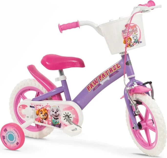 Children's Bike 12" Paw Patrol Purple 1180 Girl TOIMSA