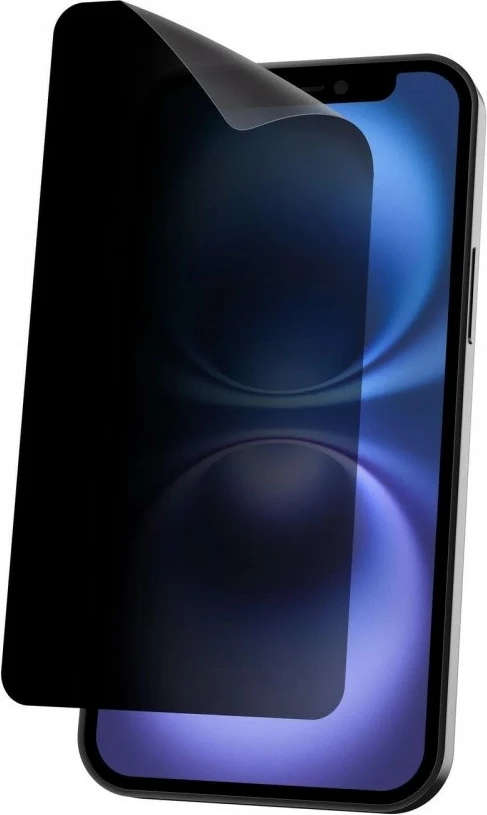 Filtër privatësie 4‑anësh me ngjitës, DICOTA D80179-4AD, për iPhone 16 Pro 6.3", kufizim këndi shikimi +/-30°, reduktim dritë blu 43%, 1 copë