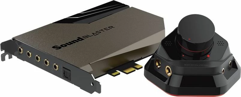 Kartë zëri Creative Sound Blaster AE-7 (70SB180000000), PCIe, 5.1, 32-bit/384 kHz, me modul kontrolli ACM