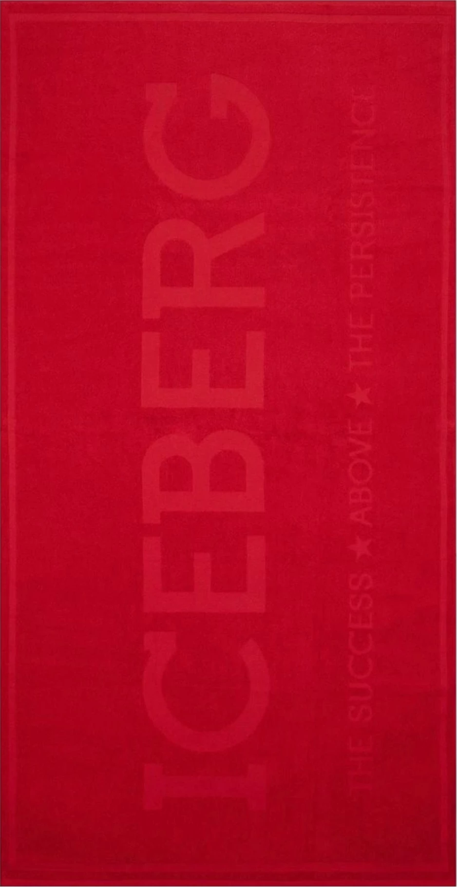 Peshqir plazhi ICEBERG meshkuj, i kuq