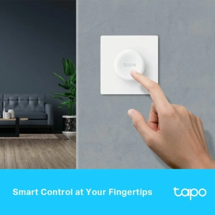 Switch dimmer i mençur TP-LINK Tapo S200D, me bateri CR2032, i bardhë, set 1 copë